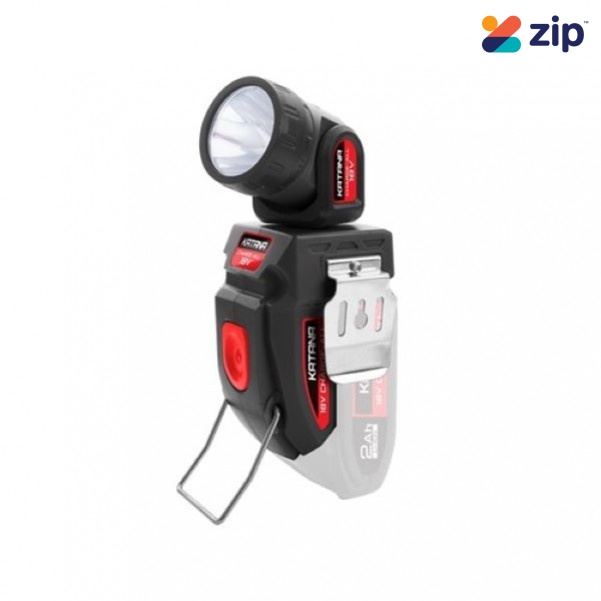 Katana 220030 - 18V 3W LED Charge-ALL Cordless Swivel Head Torch Skin Head Lamp with Rechargeable Batteries